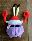 Ty Beanie Babies Mr  Krabs 8  Spongebob Squarepants Plush Toy Stuffed Animal