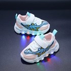 Led Light Up Kids Tennis Shoes Boys Girls Mesh Breathable Casual Sneakers