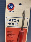 Vtg Boye Needle Co Latch Hook 7430 Factory Sealed Red Wooden Handle
