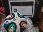Lionel Messi Argentina World Cup 2014 Signed Football Brazuca Ball Icons Coa