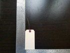 100 Count Size 4 Manila Inventory Shipping Hang Tags W  Wire 4 1 4  X 2 1 8 