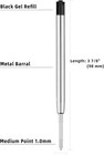 10 Pcs Replaceable Ballpoint Pen Refills  Black Ink Refill  1mm Medium Refill   