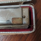 M Hoenner Chromonica Harmonica With Case  Antique  Made In West Germany