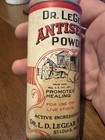 Antique Advertising Tin Dr Legear s Antiseptic Powder Veterinary Medicine