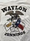 Retro Waylon Jennings Short Sleeve White Vintage Shirt Men Women S-5xl