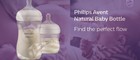 Philips Avent Glass Baby Bottle With Natural Response Nipple - 4oz 3pk