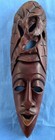 Large 24-1 2   Vintage 1977 Hand-carved Wood African Tribal Spirit Mask
