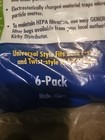 For Kirby Vacuum Bags 6 Sentria Universal  F Style Micron Magic Hepa White Cloth