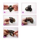 Us Soft Tpe Male Chastity Device Belt Lock Cage Trainer Restraints Bondage Adult