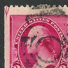 Arrow Guide Jumbo Margin Misperf Efo 2 Cent Washington Bureau 1894-1895 Us 27d47