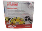 Nesco Fd-37 Food Dehydrator  For Snacks  Fruit  Beef Jerky white clear  4 Trays