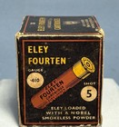 Vintage Eley Of England  410 Gauge Empty Shotgun Shell Box - Very Nice  