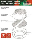 Vboyl For Big Green Egg-xl 5-piece Upgraded Replacement Kit For Large
