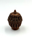 Vintage Coquilla Nut Carved Thimble Holder