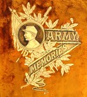 Rare Civil War Era Army Memories Photo Album Soldier Lithos Cabinet Photographs