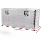 36 x16  New Aluminum Truck Pickup Trailer Underbody Tool Box Underbody Storage