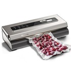 Vacuum Sealer Machine 90kpa Stainless Steel Dry Moist Modes 2 Rolls 5 Bags
