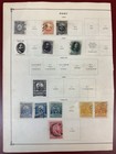 Peru  1862-1925  Collection Of 73 Stamps  Mostly Used On Old Scott Pages