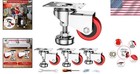 Heavy-duty 2  Leveling Caster Wheels With Adjustable Anti-vibration Foot - Se   
