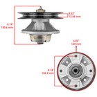 2 Am121342 Am121229 Spindle Assembly For John Deere F620 F680 F687 48  54  Deck