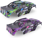 Brushless Rc Cars Spare Parts  1 18 Car Body Shell 2pcs Green And Purple Apply T