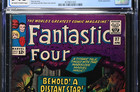 Fantastic Four  37 Cgc 7 5 - Unpressed - Ow w - Skrulls marvel 1965