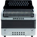 Hohner Corona C-ii Gcf Accordion White Rainbow Refurbished