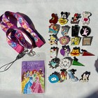 Disney Random Pin Lot Of 23 Pins  Various Sets  years lanyard hidden Mickey more