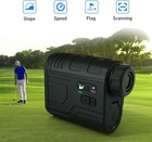 Golf Range Finder With Slope  Switch For Tournament  1200 Yards Black 