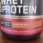 Optimum Nutrition Gold Standard 100  Whey Protein Powder Cinnamon Roll Flavor 