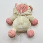 Vintage Fisher Price Puffalumps Lamb Plush 10    White Pink 1986   read  