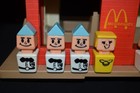 Vintage Playskool Familiar Places Mcdonalds Playset Lot