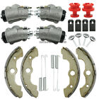 Front Brake Wheel Cylinders W shoes Kit For Honda Foreman 400 450 Trx400 Trx450 
