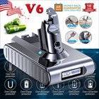 Replacement V6 Battery For Dyson V6 Animal Sv03 Sv04 Sv05 Sv08 Sv09 With Led New