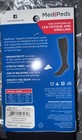 New Medipeds Compression Socks Lot Of 2 Pair Black X-large Men 12-15