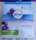  3  Febreze Vacuum Bags For Bissell Style 7 Upright Vacuums 3 Bags Allergen Pet