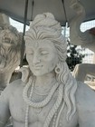 Natural Marble Hindu Statue White Stone Shiva Buddha For Peace And Prosperty