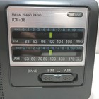 Sony Vintage Radio Model No  Icf-38 Portable Fm am Radio  Tested Working Great