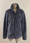 The North Face Osito 2 Womens Sz Small Navy Full Zip Pocket Pile Fleece Jacket