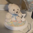 Vintage Adi Lamps Plush Teddy Bear Musical Nursery Lamp