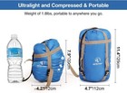 Ultra Lightweight Sleeping Bag For Backpacking  Warm Weather With Sack