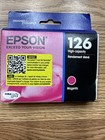 Genuine Epson 126 Magenta Ink Cartridge  t126320  Durabrite Ultra  Bb 7 2028