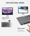 4k 60hz Kvm Switch For 2 Computers   2 Monitors   Usb 3 0   Edid Emulation 3 5mm