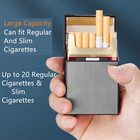 Cigarette Case With Lighter Flameless Tobacco Box Holder Waterproof Rechargeable