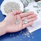 50g Silver Lined White Glass Twist Bugles Beads For Crafts 6x1 8mm Hole 0 6mm