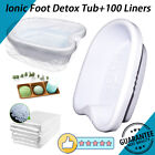 Upgrade Ionic Detox Foot Bath Tub Basin For Detox Spa Machines With 100 Liners 