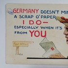 Vintage Antique Military Postcard Army Solder Germany War Note Divided Back