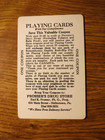 Mid 1900 s Vintage Playing Card Swap Coupon  Butch Dog With Small Dog On Leash