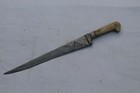 Old Vintage Indo-persian Mughal Islamic Peshkabz Dagger Old Damascus Steel Blade