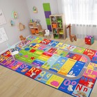Kids Rug For Playroom Classroom  Abc Alphabet Numbers Play Toddlers Rugs  3x5   